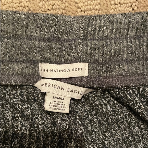 American Eagle Outfitters Gray Knit Lounge Joggers - Picture 3 of 6